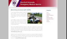 
							         StEMS - Join StEMS - Stanford EMS - Stanford University								  
							    