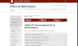 
							         Step 3: Freshman Applicants: How to Apply: Office of Admissions ...								  
							    