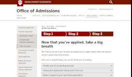 
							         Step 3: Transfer Applicants: How to Apply: Office of Admissions ...								  
							    