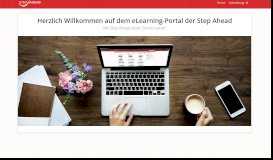 
							         Step Ahead eLearning-Portal								  
							    