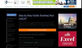 
							         Step by Step Guide: Booking Your UKCAT - The Medic Portal								  
							    