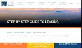 
							         Step-by-Step Guide to Leasing - San Diego Housing Commission								  
							    