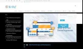 
							         Step by Step process of developing a Web Portal | Krify								  
							    