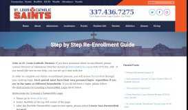 
							         Step by Step Re-Enrollment Guide « St. Louis Catholic High ...								  
							    