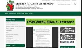 
							         Stephen F. Austin Elementary - GCCISD								  
							    