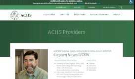 
							         Stephen Noyes LICSW - Ammonoosuc Community Health Services								  
							    