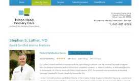 
							         Stephen S. Luther, MD | Hilton Head Primary Care								  
							    