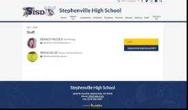 
							         Stephenville High School WIT								  
							    