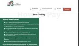 
							         Steps for Online Payment - Welcome to NIPMAT WATER BILL ONLINE ...								  
							    