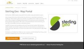 
							         Sterling Geo - Map Portal | Customer Stories | Safe Software								  
							    