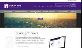 
							         SterlingConnect - Sterling National Bank								  
							    