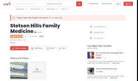 
							         Stetson Hills Family Medicine - CLOSED - 41 Reviews - Medical ...								  
							    