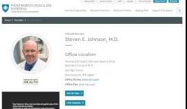 
							         Steven Johnson | Wentworth-Douglass Hospital								  
							    