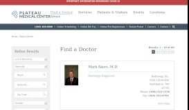 
							         Stewart Anita, DO | Find a Doctor | Plateau Medical Center | Oak Hill, WV								  
							    
