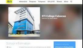 
							         STI College Caloocan | STI College								  
							    