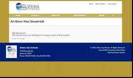 
							         STI InformationNOW - Parent Portal - Selma City Schools								  
							    