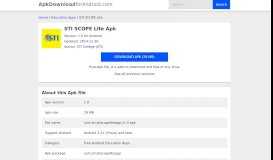 
							         STI SCOPE Lite 1.0 apk download for Android • com.sti ...								  
							    