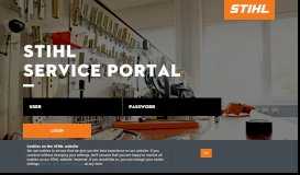 
							         STIHL Service Portal								  
							    
