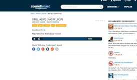 
							         Still alive (Radio loop) Sound From Portal - Soundboard.com - Create ...								  
							    