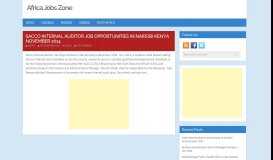 
							         stima sacco web portal November 2014 - Africa Jobs Zone								  
							    
