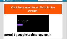 
							         Stjosephstechnology - Stjosephstechnology.ac.in Website Analysis ...								  
							    