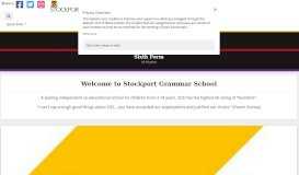
							         Stockport Grammar School | private school in Cheshire								  
							    