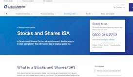 
							         Stocks & Shares ISA | Close Brothers Asset Management								  
							    