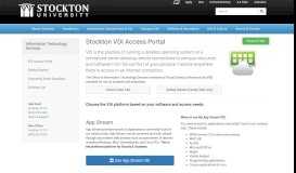 
							         Stockton VDI Access Portal - Information Technology Services ...								  
							    