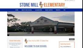 
							         Stone Mill ES								  
							    