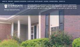 
							         Stonegate Apartments: Home								  
							    