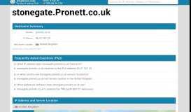 
							         stonegate.pronett.co.uk : Access Maintain for Stonegate Pub ...								  
							    