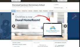 
							         Stonewall Jackson Elementary / Homepage								  
							    