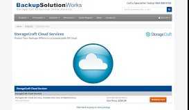 
							         StorageCraft Cloud Services | BackupSolutionWorks.com								  
							    