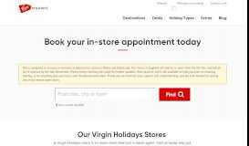 
							         Store Finder - Virgin Holidays								  
							    