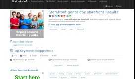 
							         Storefront genpt gpc storefront Results For Websites Listing								  
							    