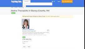 
							         Storey County Aetna Therapist - Aetna Therapist ... - Psychology Today								  
							    
