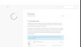 
							         Stories - Developer Portal Guide | Mendix Documentation								  
							    