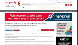 
							         Storm of complaints as Purplebricks starts to brings property ...								  
							    