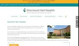 
							         Stormont Vail Hospital - Stormont Vail Health								  
							    