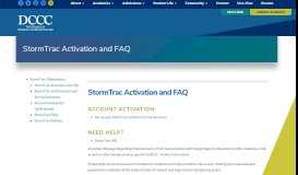
							         StormTrac Activation and FAQ - Davidson County Community College								  
							    