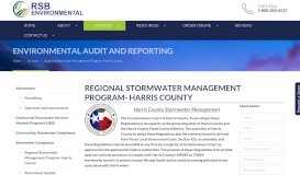 
							         Stormwater Compliance | RSB Environmental								  
							    