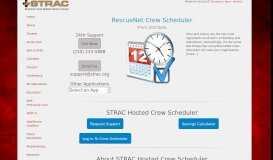 
							         STRAC Crew Scheduler								  
							    