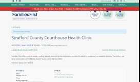 
							         Strafford County Courthouse Health Clinic | Families First								  
							    