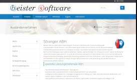 
							         Stranger ABH - Software für die Ausländerbehörde								  
							    
