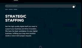 
							         Strategic Digital Staffing | Find Reliable IT Candidates - Stefanini								  
							    