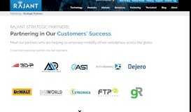 
							         Strategic Partners - Rajant Corporation								  
							    