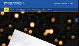 
							         Stratford Public School / Homepage - SAU 58								  
							    