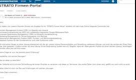 
							         STRATO Firmen Portal - Administrator								  
							    