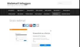 
							         Strato webmail | Webmail inloggen								  
							    
