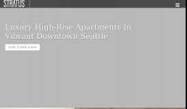 
							         Stratus | Luxury Apartments in Downtown Seattle, WA | Home								  
							    
